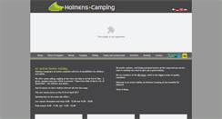 Desktop Screenshot of eng.holmenscamping.dk