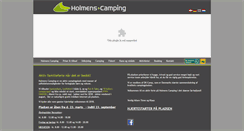 Desktop Screenshot of holmenscamping.dk